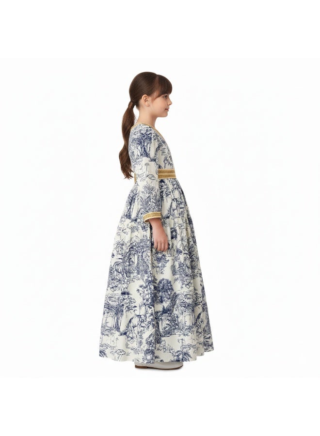 D'Daniela D' Daniela - Maya Modesty Abaya Dress - Multicolor - Image 2